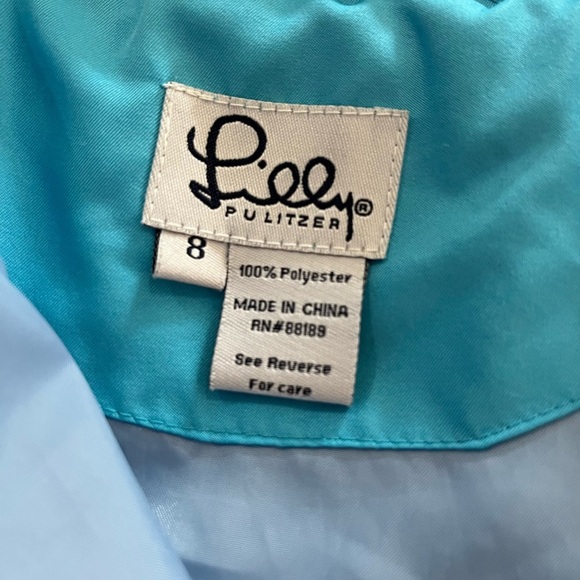 Lilly Pulitzer x Vintage Bright Blue Quilted Chore Jacket - Picture 11 of 12